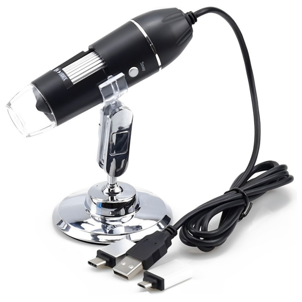 Dezvous 3in1 Digital Microscope Magnification 1600X Zoom Handheld Magnifier