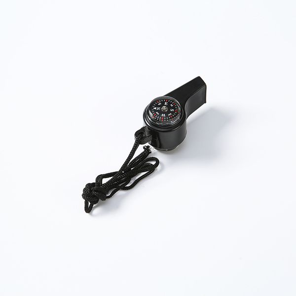 3-in-1 Survival Whistle, Compass &amp; Thermometer - Outdoor Emergency Kit