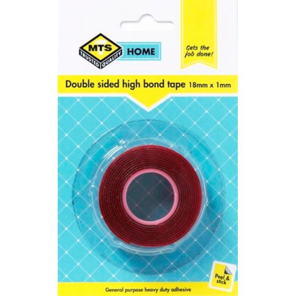 Bulk Pack x 4 MTS - Home High Bond Tape 18mm X 1m