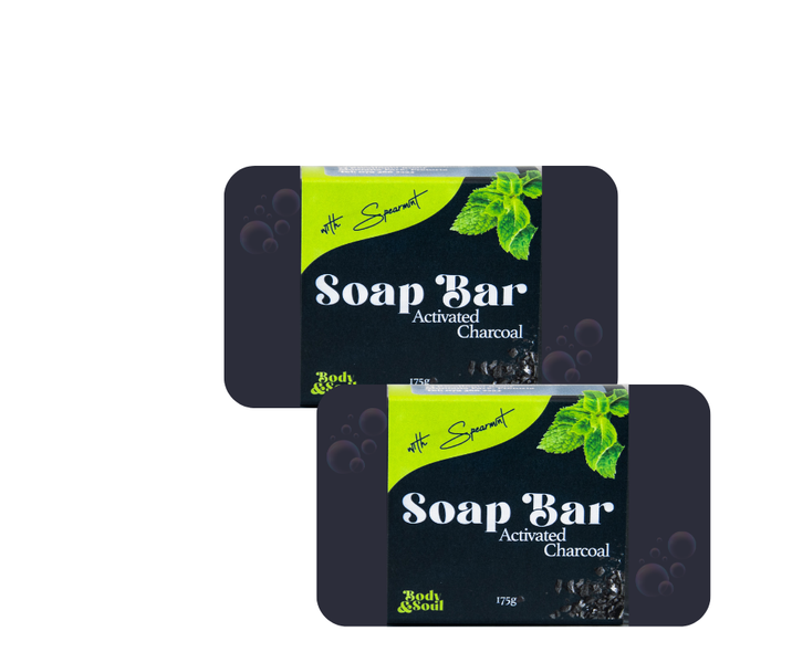 Charcoal &amp; Spearmint Pure Glycerine Detoxifying Soap 175gm