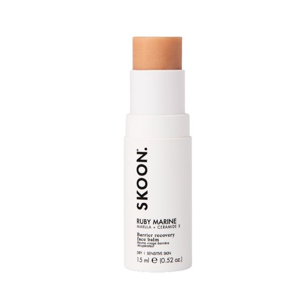 SKOON. Ruby Marine Face Balm Stick 15ml - Marula &amp; Niacinamide, Dry &amp; Sensitive Skin