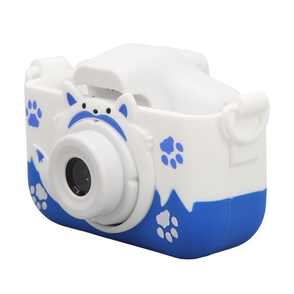 Children Camera 40MP 1080P 2in IPS Screen Eye Protection Blue USB Charging