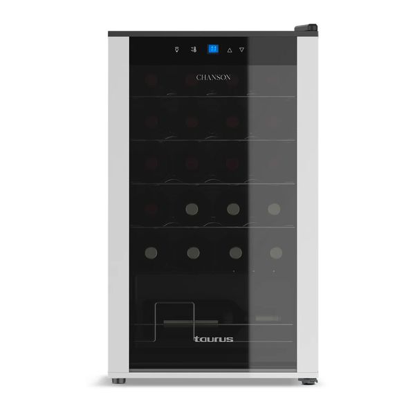 Taurus Wine Cooler 24 Bottles Glass Black 85W CHANSON "24