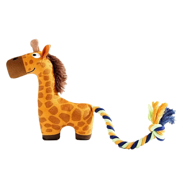 Squeaky Plush Horse Dog Chew Toy