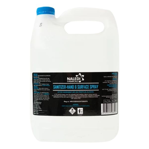 Naledi Chemicals Sanitizer - Hand &amp; Surface Spray