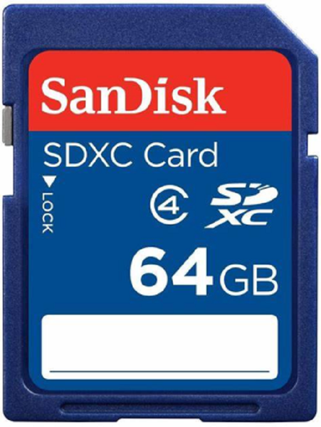 Sandisk 64GB Memory Card SDHC C4