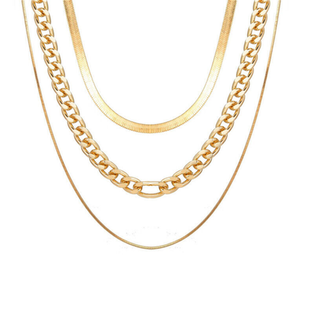 Multilayer deals gold chain