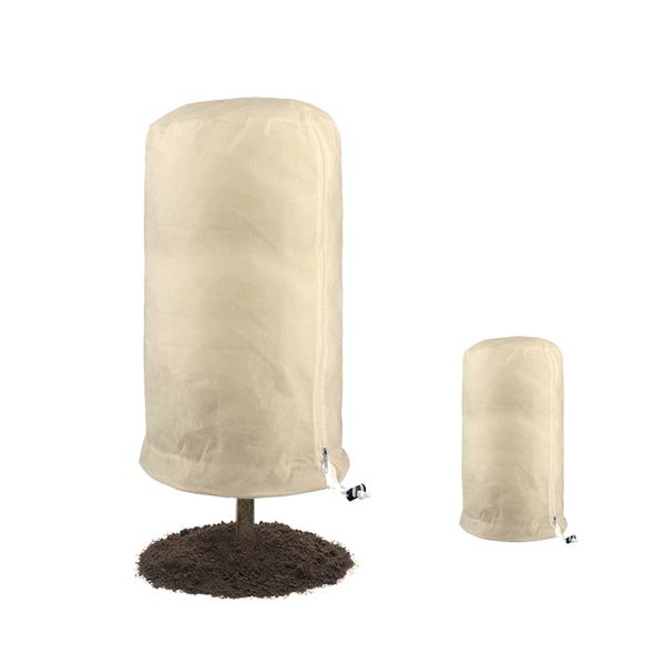 Beige Dome Plant Cover 140X200Cm Zipper image