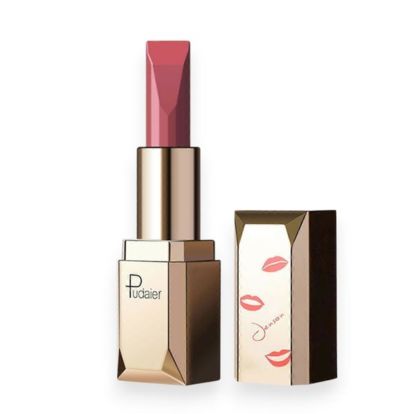 Pudaier Makeup Velvet Kiss Waterproof Nude Matte Finish Matte Lipstick Pink