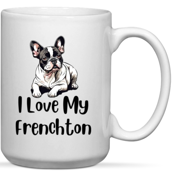 I Love My Frencton Dog Lover Gift Mug