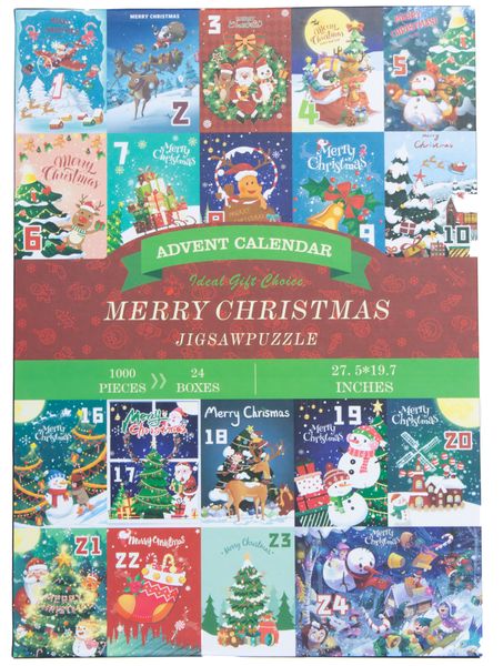 24 Day Christmas Advent Calendar Puzzle