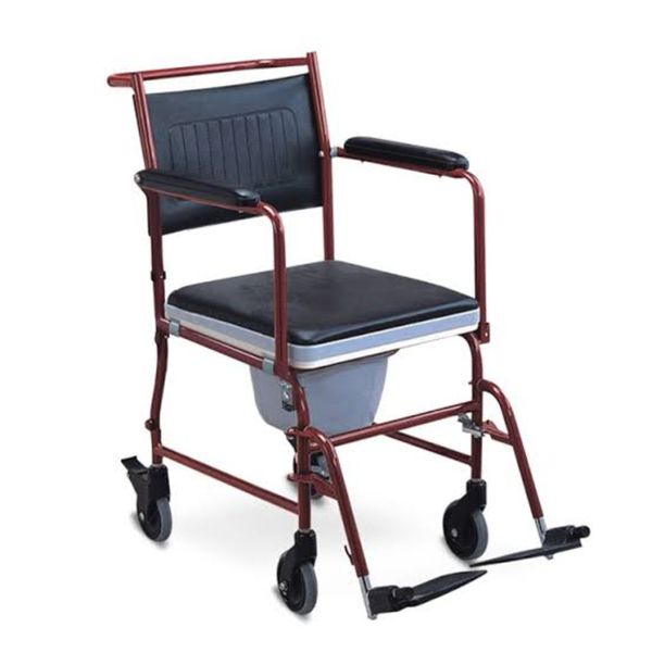 Wheelchair Commode with Arm/Foot Rest