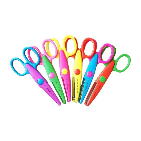 5 Piece Lace Paper Cutting Scissors - Multi Colour
