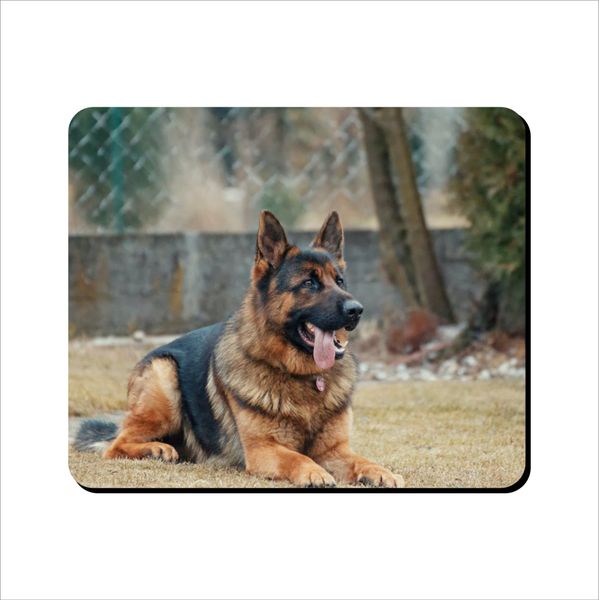 Mouse Pad -Playful German Shepherd