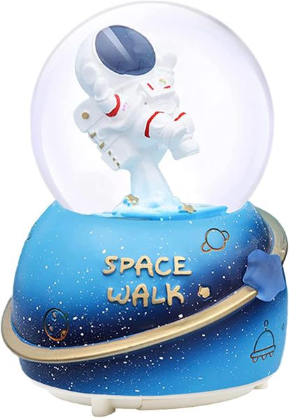 Astronaut Glitter Glass Snow Globe