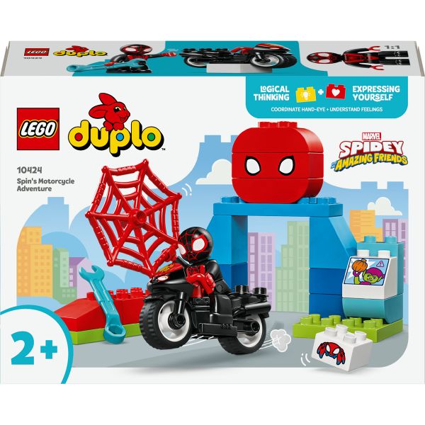 LEGO® DUPLO® Marvel Spin’s Motorcycle Adventure Set - 10424