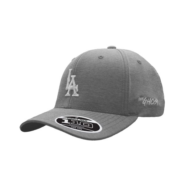 The Ghost Flexfit 110 LA Heather Grey Velcro Adjustable Cap