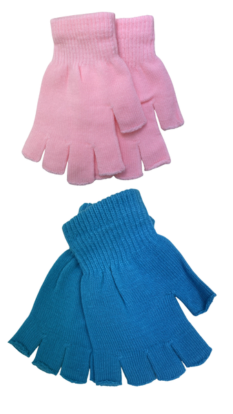 Men's &amp; Women's Fingerless Gloves - Set of 2