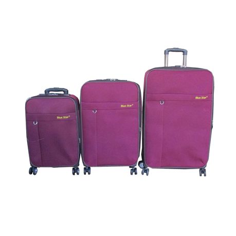 Blue star 3 piece luggage set online