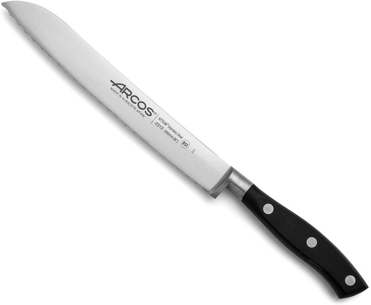 Arcos Knife 200mm Bread Riviera Forged Steel 231300 - Kitchen Essentials