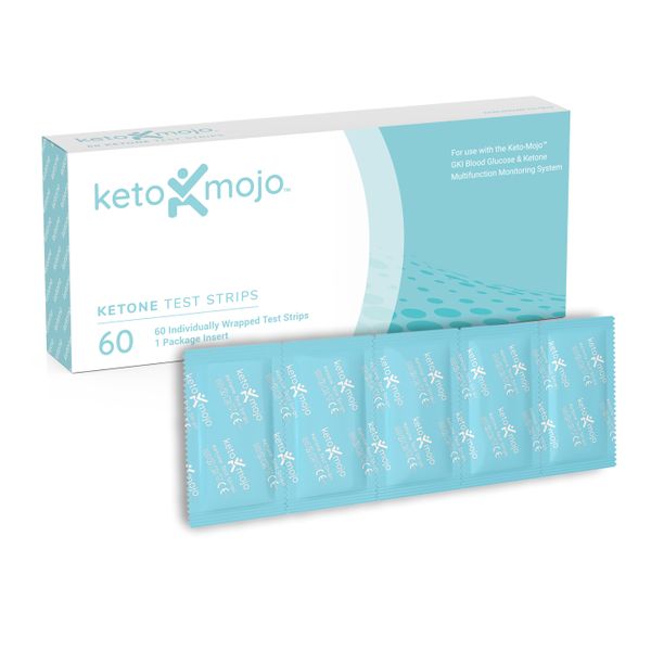 Keto Mojo - GKI - Blood Ketone Strips - 60 Strips
