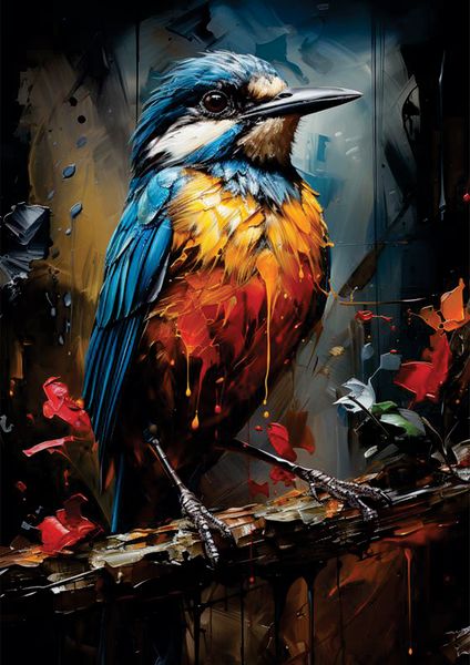 Canvas Wall Art- Little Bird
