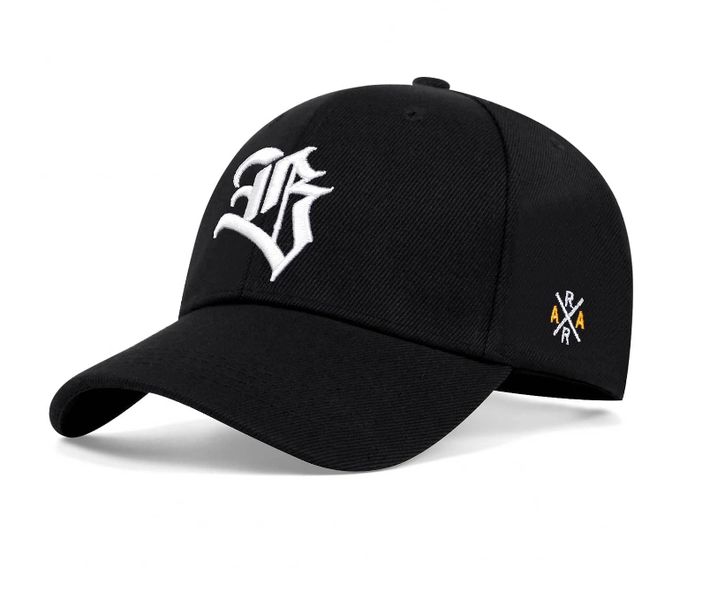 Gothic B Embroidered Baseball Cap for Men