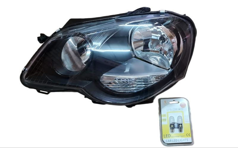Headlight LH + LED Park Light Suitable for Oms Polo Vivo 2010-2015