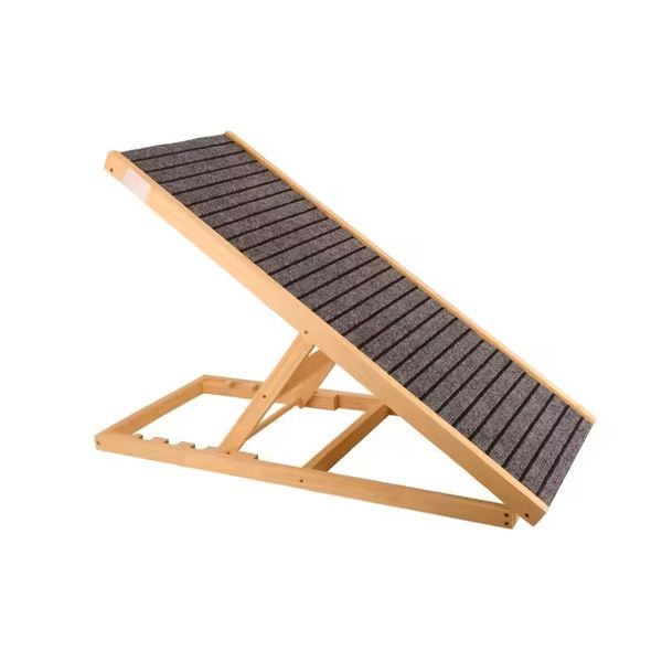 Dog Ramp For Small to Med Dogs and Cats - Non Slip Carpet