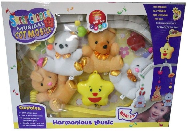 Sweet Cuddles Musical Cot Mobile