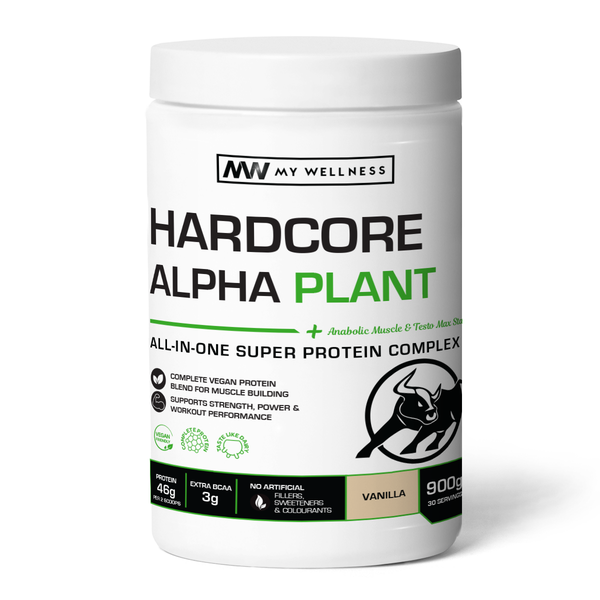 My Wellness Hardcore Alpha Plant 900g - Vanilla