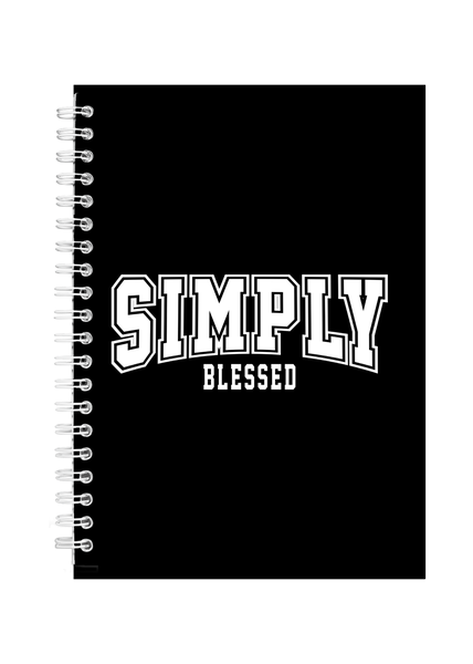 Christian Simply Blessed Bible Notepad Writing B image