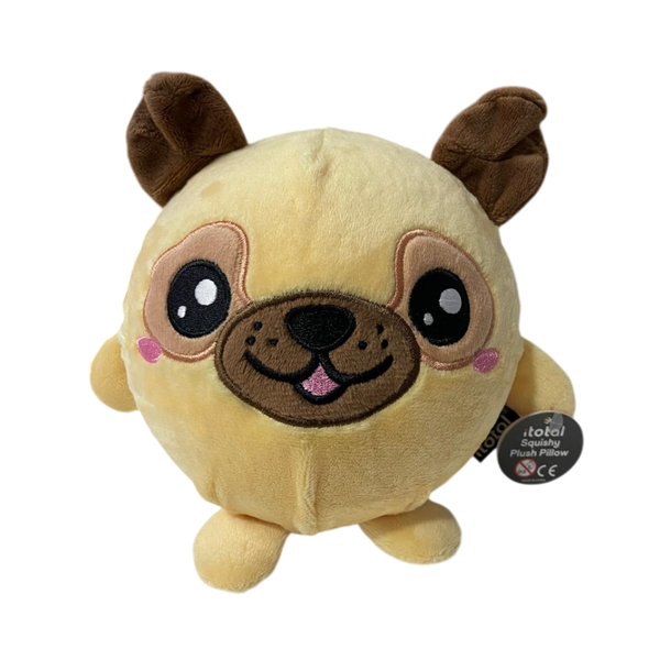 Plush Squishy Memory Foam Cushion - Pug