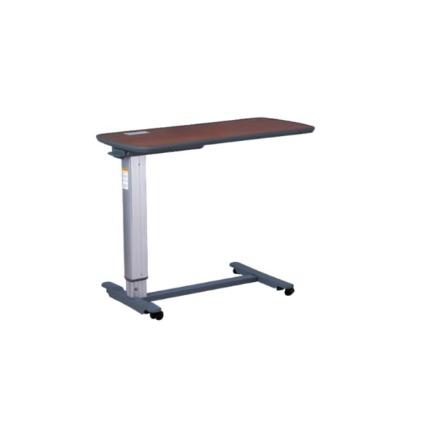 Overbed Table - Aluminium &amp; Wooden Top