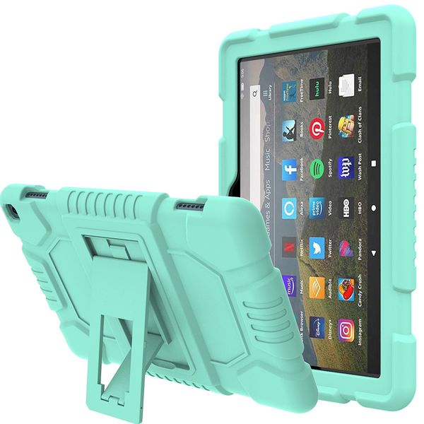 Kindle Fire HD 8" 32GB Kids Edition Tablet with Green Cover