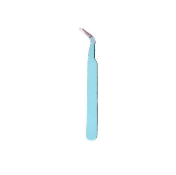 1 Sticker Tweezers for Crafts, Scrapbooking, Vinyl &amp; Lashes (Turquoise)