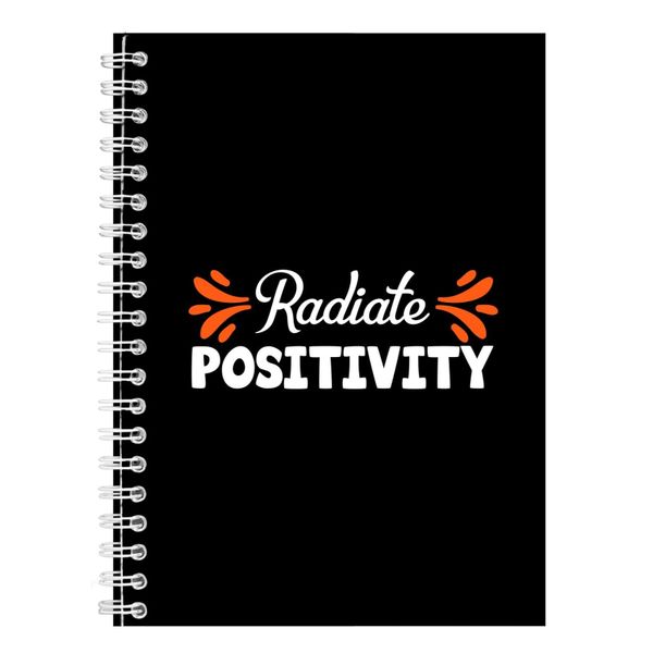 Radiate Positivity Notebook Inspirational Gift Idea A4 Notepad 131