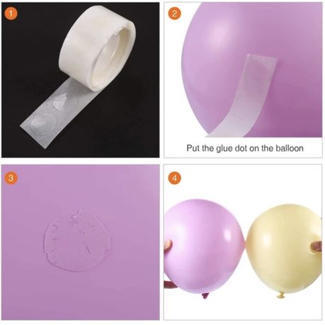 2pcs Balloon Garland Tapes Balloon Tape Strip Balloon Arch Strips