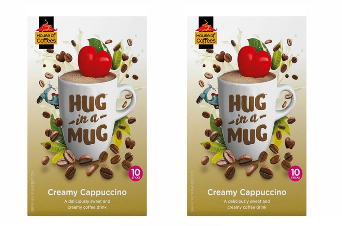 House Of Coffees Hug In A Mug Creamy Cappuccino's Sticks - (20's x 24g ...