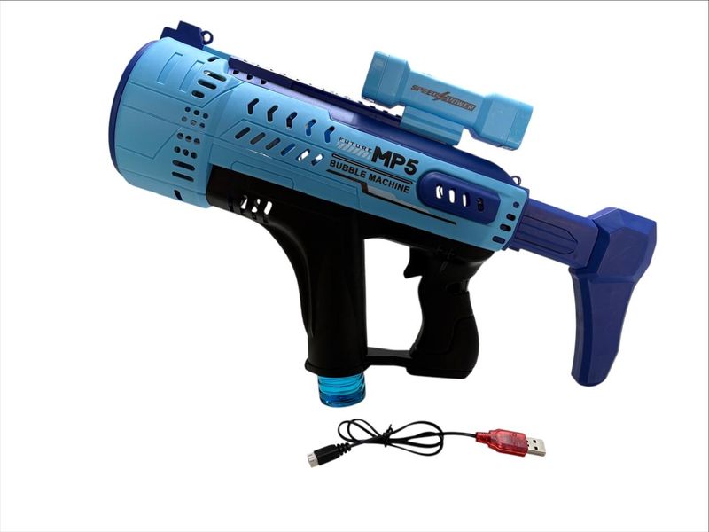 MP5 Bubble Gun 57 Holes - Blue