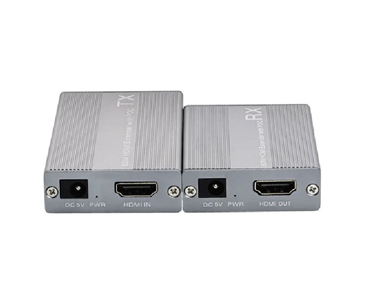60m Hdmi Extender 1080p Cat5e/Cat6/Cat7 Ethernet Cable Upto 60m-Poc Support