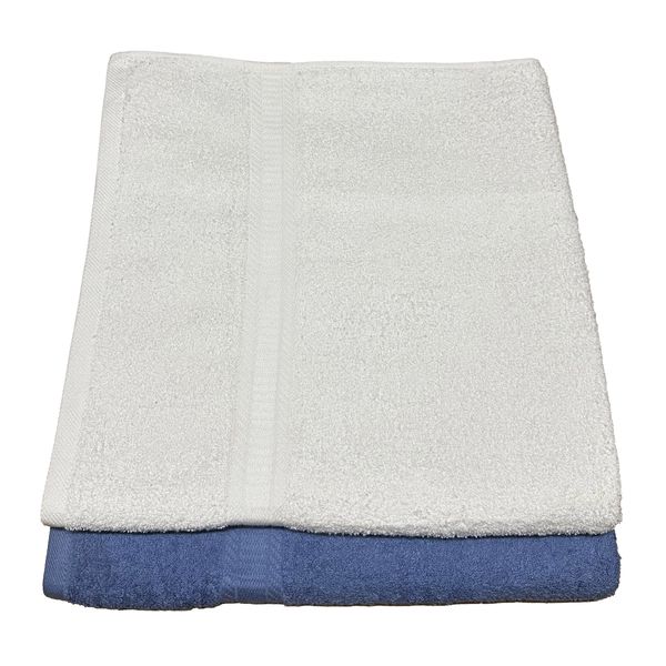 2 Pack Extra Large Bath Towel Luxury Cotton 80 x 150cm - BT4P116OWSB