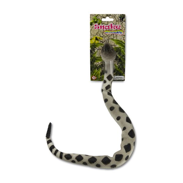 Stretchable Snake - Rubber - Black &amp; White - 84cm