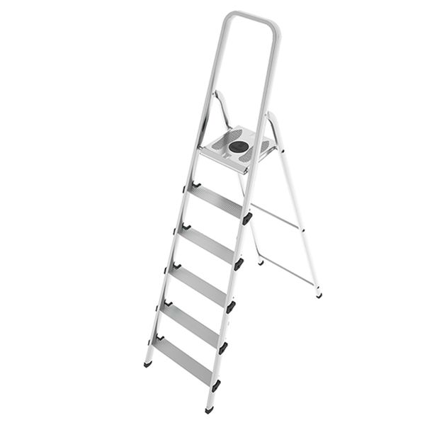 Colombo 129cm 6-Step Non-Slip Aluminium/Steel Ladder Stark