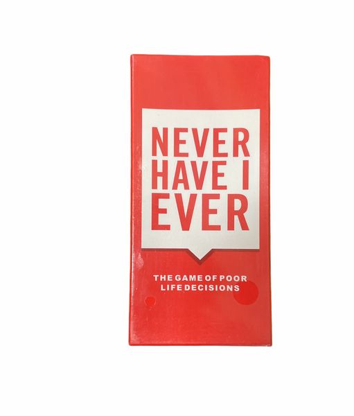 Never Have I Ever- The Game of Poor Life Decisions - Party Card Games