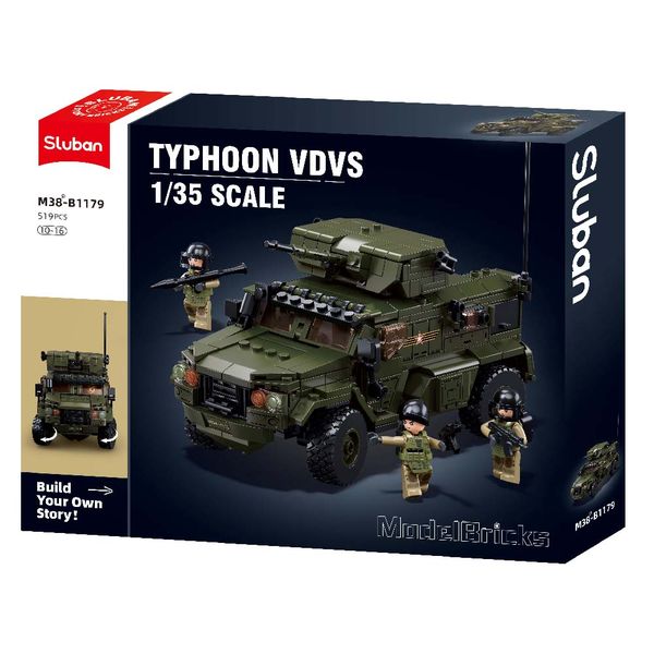 Sluban Building Set: Model Bricks - Typhoon Assault Armored Vehicle - 519 Piece