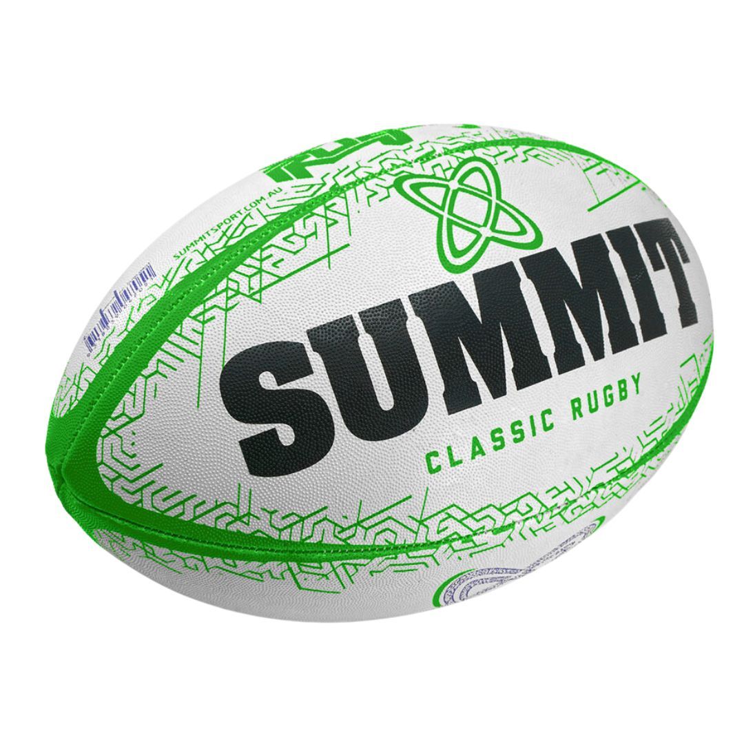 Summit - Classic Rugby Ball Green
