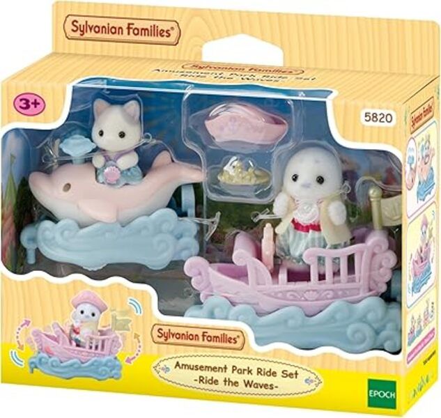 Sylvanian Families Amusement Park Ride Set Ride the Waves