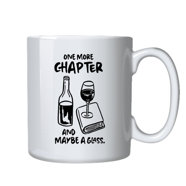 Wine Chapter Fantasy Fiction Novel Book Reader Lover Mug Christmas Gift 402