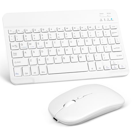Universal Bluetooth Keyboard & Mouse Set- Windows, iOS & Android Compatible Image